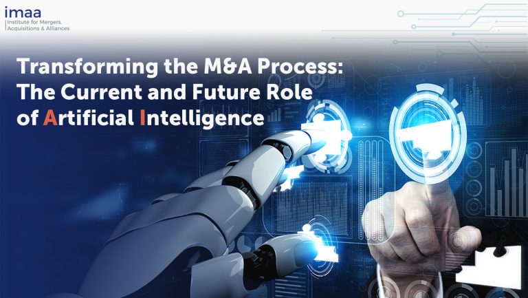 Transforming the M&A Process: The Current and Future Role of Artificial Intelligence