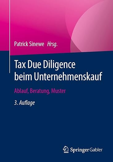 Book cover of Tax Due Diligence beim Unternehmenskauf in IMAA e-library