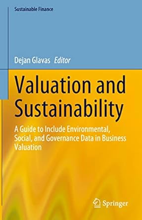 Book cover of Valuation and Sustainability in IMAA e-library