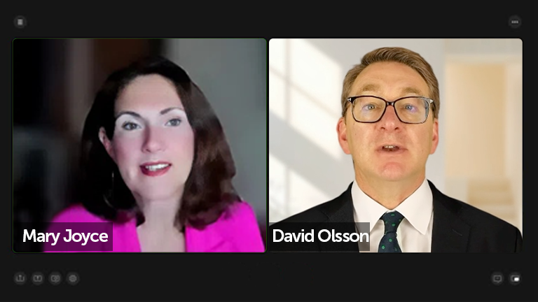 Mary Joce and David Olsson